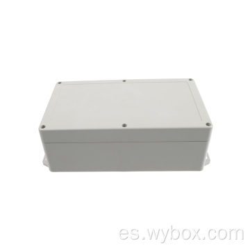 Caja de conexiones con oído, uso en interiores, caja eléctrica resistente a la intemperie, recintos de abs con riel din, carcasa de montaje en pared, carcasa ip65